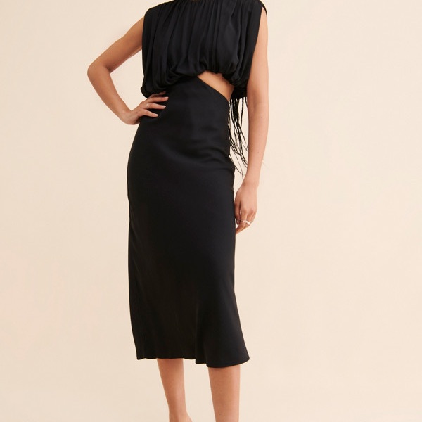 Third Form By Free People Overflow Drape Midi Dress